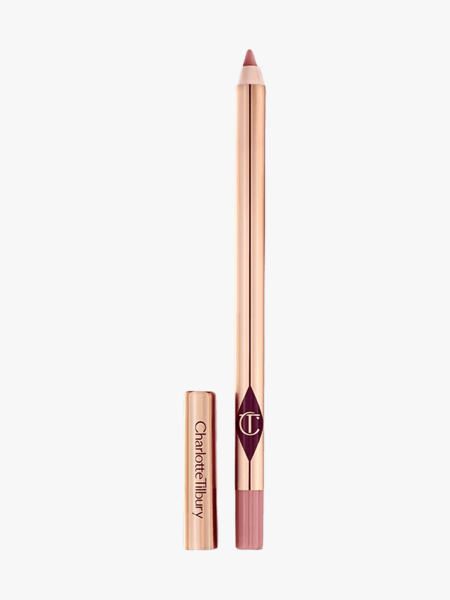 Charlotte Tilbury Lip Cheat Long Lasting Waterproof Lip Liner in branded component on a light gray background